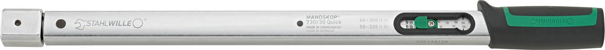 STAHLWILLE Drehmomentschlüssel 730/5 Quick 6-50 Nm 9x12mm mit Zertifikat