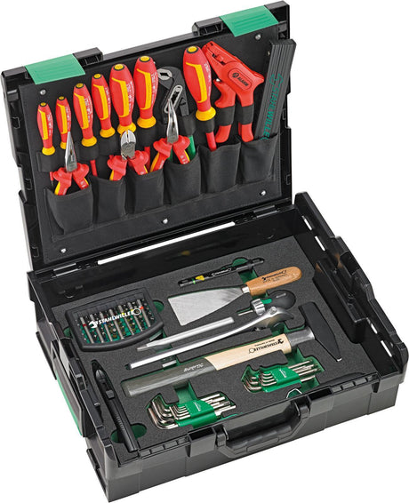 STAHLWILLE Werkzeugsortiment 136/111 L-BOXX® 111-teilig Elektrik – Mobile Werkzeugaufbewahrung