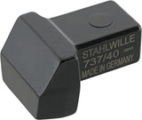 STAHLWILLE Anschweiß-Einsteckwerkzeug 737/10 9x12mm – Chrom-Alloy-Stahl, brüniert