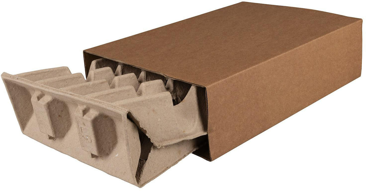 TRANSPAK Polsterbox L-BOXeco basic 300x200x100 mm mit 40 mm Noppen – 90 Stück