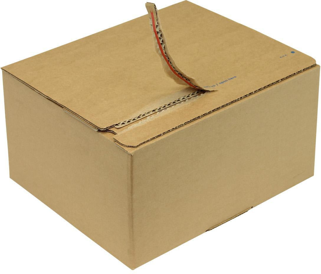 TRANSPAK Automatikkarton 1-wellig 160x130x70mm SK C6 braun – 40 Stück