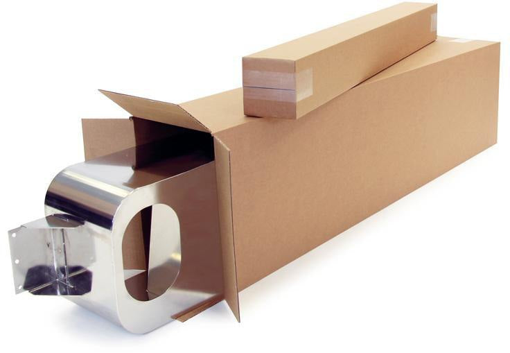 TRANSPAK Faltkarton 1-wellig Höhenrillung 200x130x150 mm braun – 50 Stück