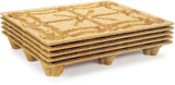 TRANSPAK Pressholzpalette 1000x1200mm – 900kg Tragkraft, IPPC-Standard, 5er-Pack