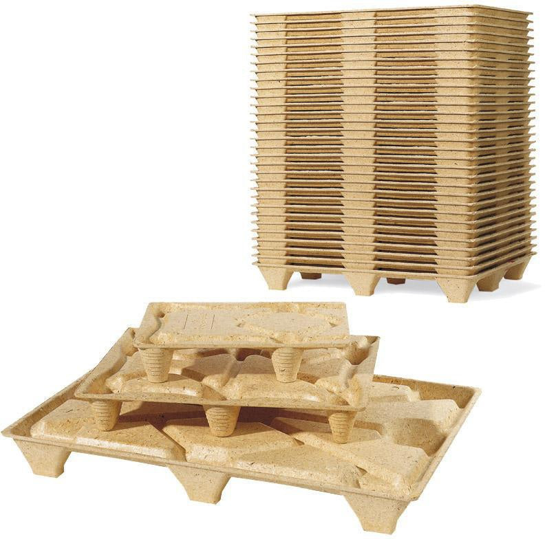 TRANSPAK Pressholzpalette 1000x1200mm – 900kg Tragkraft, IPPC-Standard, 5er-Pack