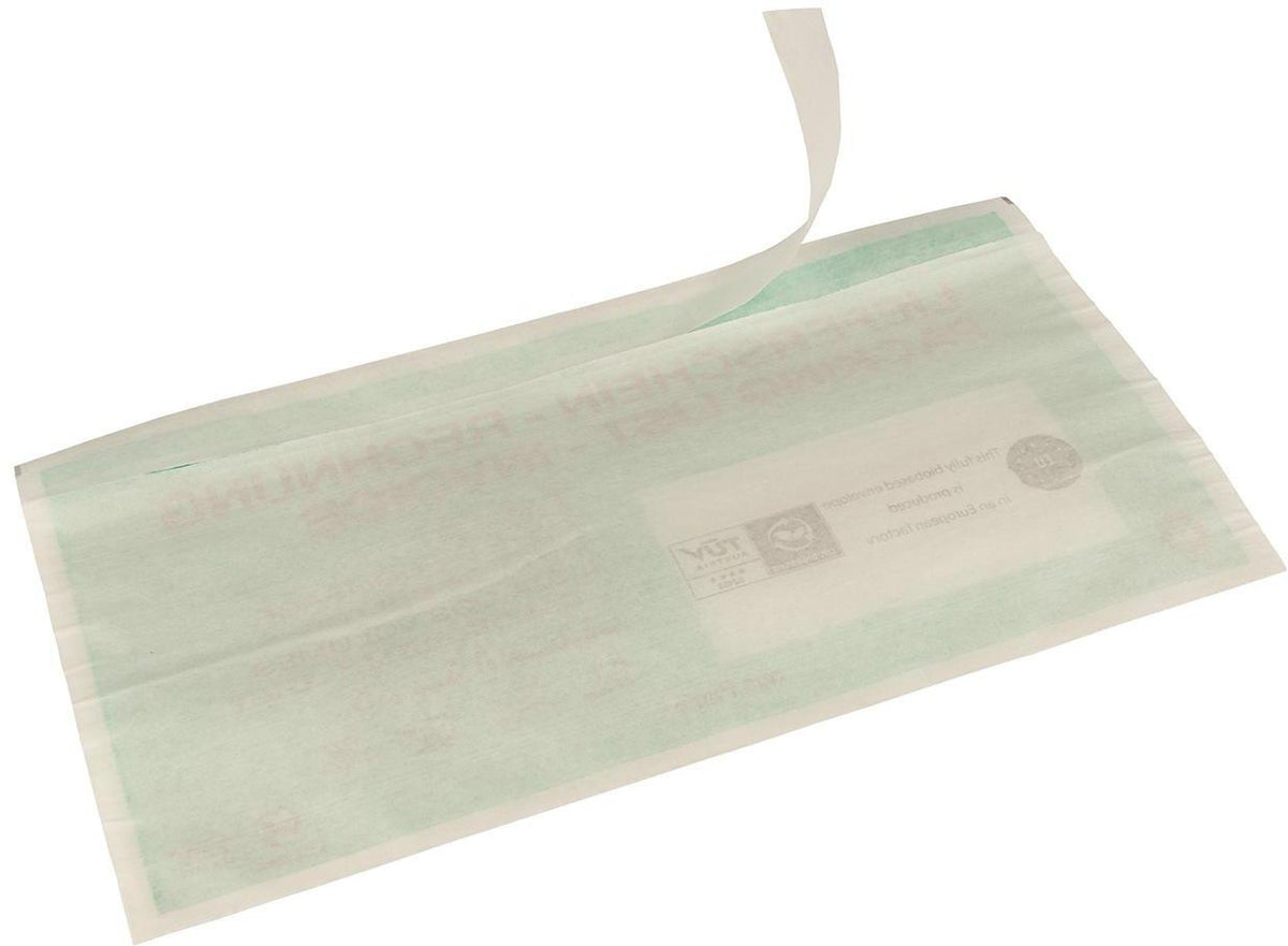 TRANSPAK Dokumententaschen DIN-Lang 240x130mm weiß aus Pergaminpapier