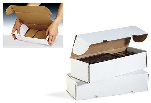 TRANSPAK Klappschachtel 1-wellig A6 159x125x45 mm braun Maxibrief 50 Stück