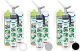 WEICON Flex 310 M® Classic Kleb- und Dichtstoff weiß 310 ml – 12 Stück