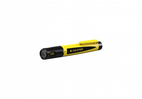 LEDLENSER LED-Taschenlampe EX4 50 lm, 35 m Leuchtweite, 2x AAA, schwarz/gelb