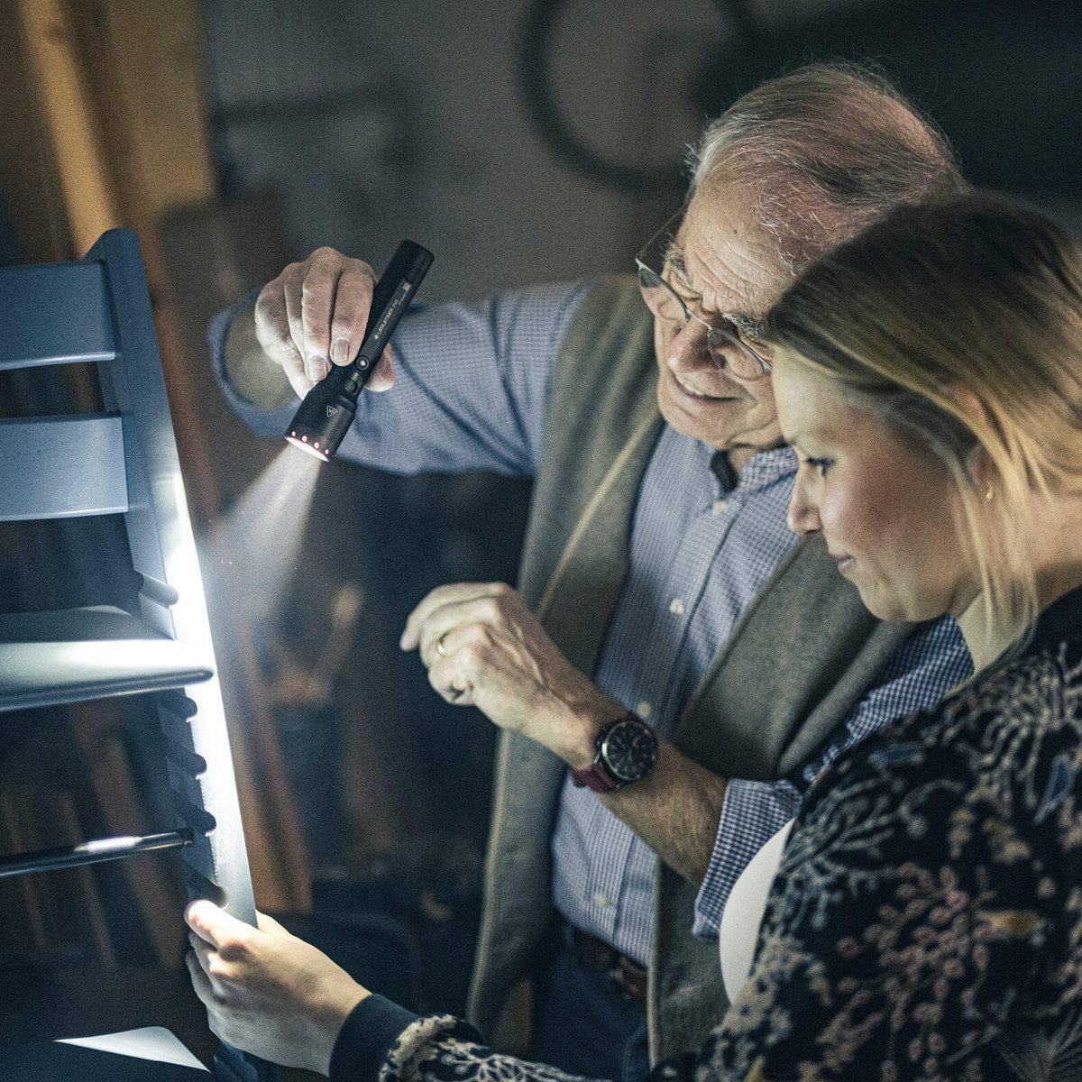 LEDLENSER P2R LED-Taschenlampe mit Advanced Focus System, 200 lm, USB-C-Akku