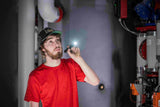 LEDLENSER Akku-Handleuchte W1R Work – Kompakte Clip-Leuchte mit Drehgelenk, Magnet & USB-C