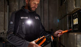 LEDLENSER Akku-Handleuchte W1R Work – Kompakte Clip-Leuchte mit Drehgelenk, Magnet & USB-C