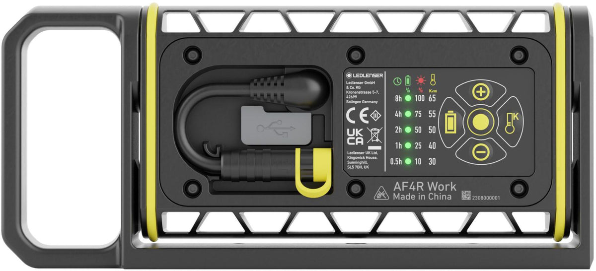 LEDLENSER LED-Strahler AF4R Work 200-2000 lm Li-Ion 7,2V IP67