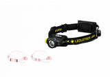 LEDLENSER LED-Kopfleuchte H5R Work 3,7 V 1800 mAh mit Advanced Focus System und Flex Sealing Technology