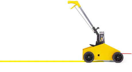 AMPERE Markierwagen Smart Striper für Traffic Extra Paint XL 750 ml – Strichbreite 3–10 cm, 4 Räder
