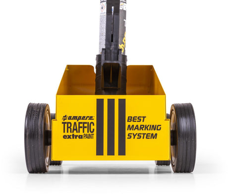 AMPERE Markierwagen Smart Striper für Traffic Extra Paint XL 750 ml – Strichbreite 3–10 cm, 4 Räder