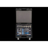 KING TONY Profi-Werkzeuge - 1/2" 6-Kant Steckschlüssel-Set, EVAWAVE, mit Zubehör - 27 tlg. 4527MRE02