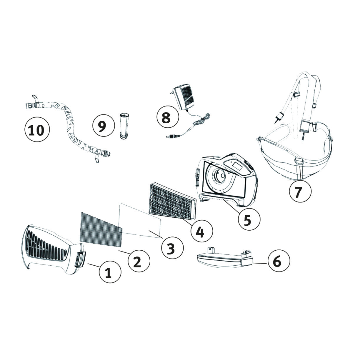 Schweisskraft Automatik-Schweißschutzhelm XXL-W TC AIR TH3 VarioProtect - Art. 1654055