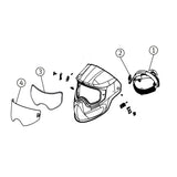 Schweisskraft Schleifhelm GRIND AIR ohne Luftfilter VarioProtect - Art. 1654206