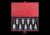 KING TONY Profi-Werkzeuge - 1/2" TORX® Steckschlüssel-Set, lang - 9 tlg. 4119PR