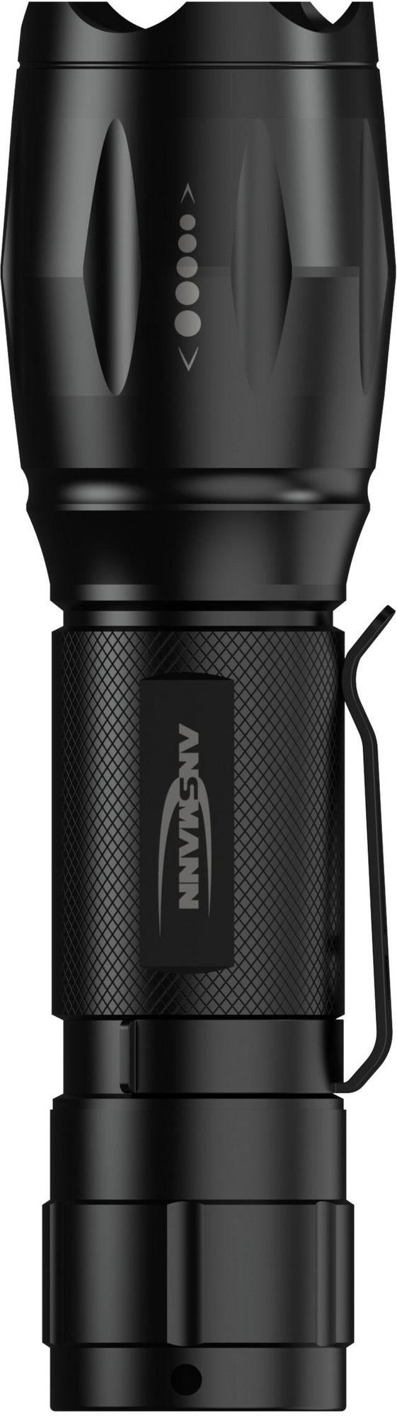 ANSMANN Action 400 UV LED-Taschenlampe – 90 lm, UV-Licht, 3x AAA, 50 m Reichweite
