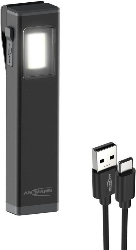 ANSMANN LED-Akkuhandleuchte Mini-Booster-550R, 550 lm, USB-C, 3 Stufen