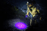 ANSMANN Action 400 UV LED-Taschenlampe – 90 lm, UV-Licht, 3x AAA, 50 m Reichweite