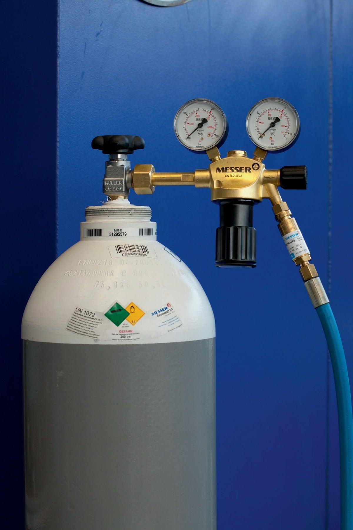 Flaschendruckminderer CONSTANT 2000 Argon/CO₂ 200 bar 1-stufig 16 l/min von MESSER-CUTTING
