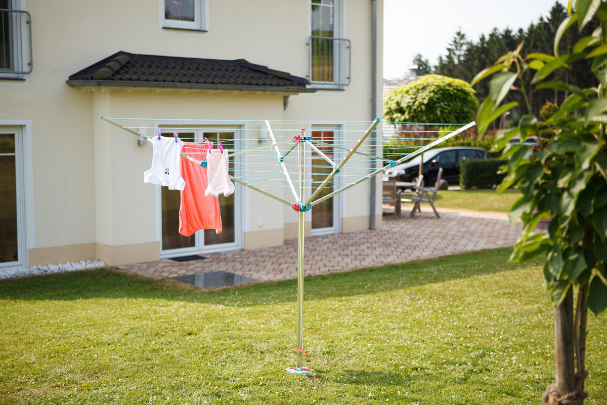 BLOME Wäschespinne Alustar Höhe 188 cm Kantenlänge 188 cm Aluminium