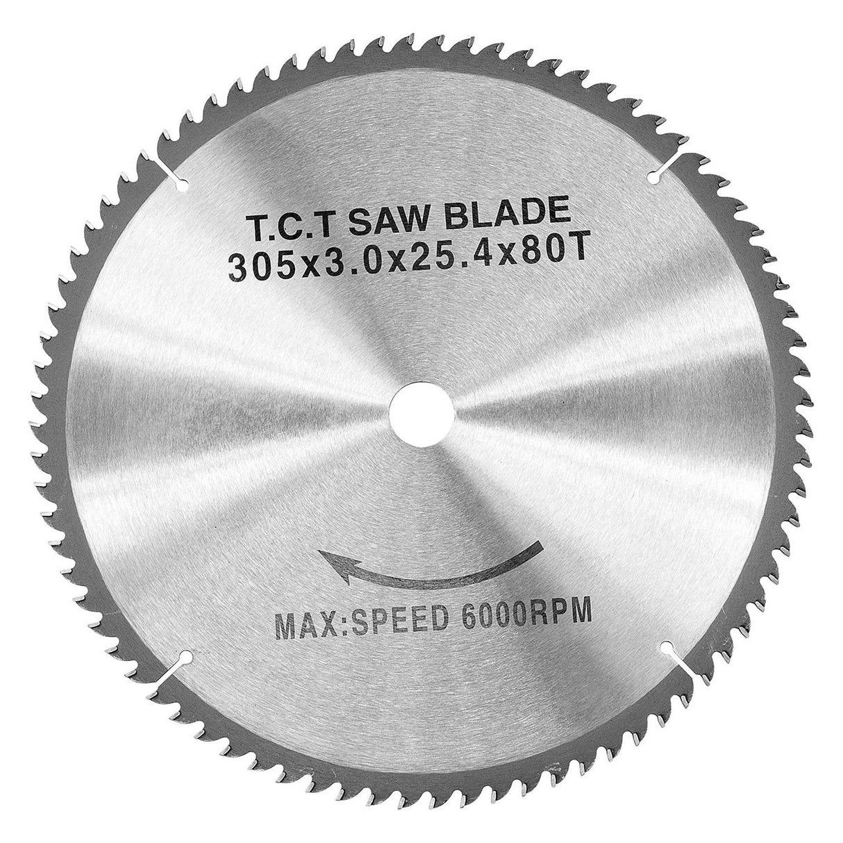 BERNARDO Sägeblätter Kappsäge – Modell HM-Kreissägeblatt WZ, 305 x 3,0 x 25,4 mm, Z80