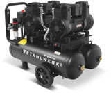 STAHLWERK Kompressor ST-228 Pro – 410 l/min, 8 bar, 22 l, ölfrei & flüsterleise