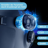 STAHLWERK Automatik-Schweißhelm SPLIT 3-in-1 mit 116 x 81 mm Sichtfeld und True-Colour-Technologie