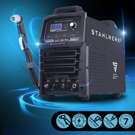 STAHLWERK CUT 100 P Digital Plasmaschneider 100 A mit Zubehör