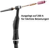 STAHLWERK WIG-Schweißbrenner WP-26 F mit 8m Schlauchpaket – flexibler Brennerkopf
