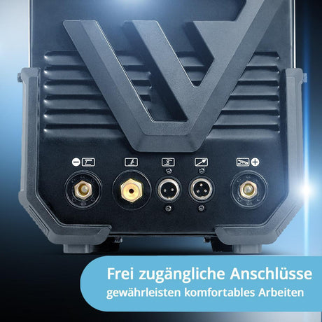 STAHLWERK AC/DC WIG 200 Puls ST Inverterschweißgerät mit Zubehör – 200 A, WIG/MMA, Pulsfunktion