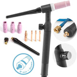 STAHLWERK WP-17V Lift-Tig-Brenner mit 9 mm Dorn und 4 m Schlauchpaket