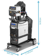 STAHLWERK MIG MAG 400 Pro Inverterschweißgerät – 400 A, Wasserkühlung, vollsynergisch