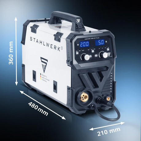 STAHLWERK MIG MAG 200 ST Plus MIG/MAG-Schweißanlage 200 A mit Zubehör