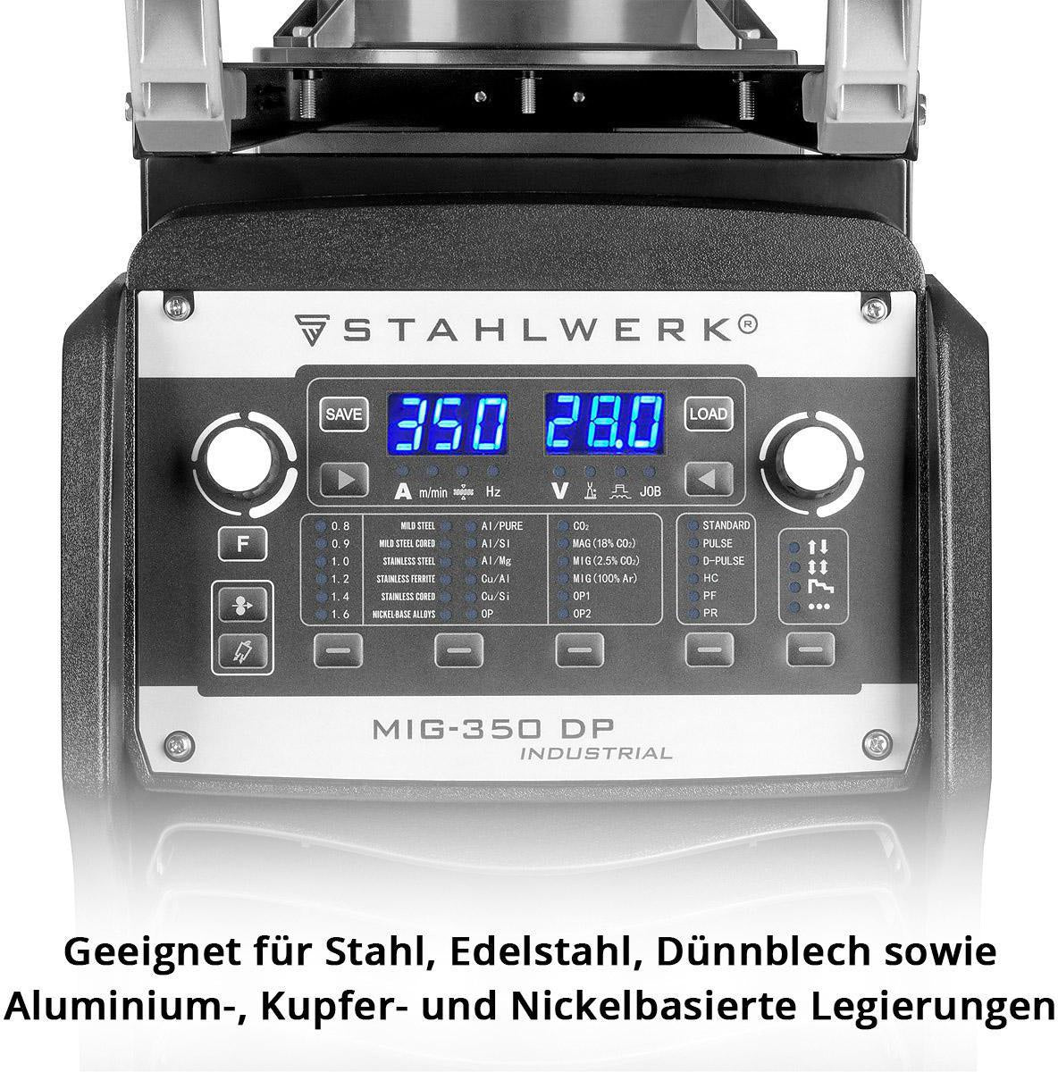 STAHLWERK MIG MAG 350 DP IGBT Schutzgasschweißgerät 350 A wassergekühlt