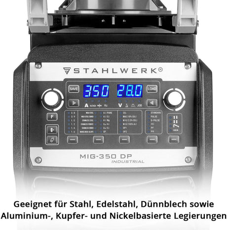 STAHLWERK MIG MAG 350 DP IGBT Schutzgasschweißgerät 350 A wassergekühlt