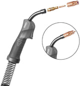 STAHLWERK Verschleißteile-Set FLUX AK15/MB15 – 23-teilig, Stromdüsen Ø 0,9 mm