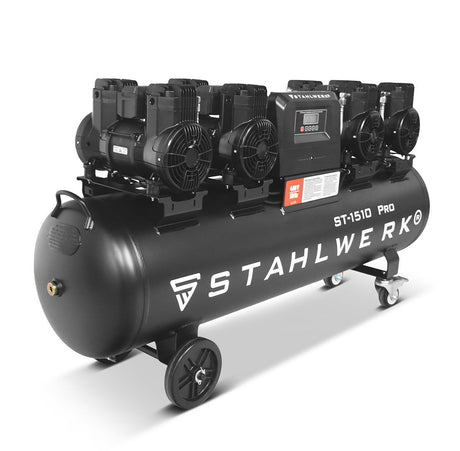 STAHLWERK Kompressor ST-1510 Pro 1000 l/min 10 bar 150 l ölfrei Brushless