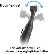 STAHLWERK WIG-Schweißbrenner WP-26 F mit 8m Schlauchpaket – flexibler Brennerkopf