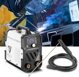 STAHLWERK Elektrodenschweißgerät ARC 200 Synergic Pro mit Zubehör 10-200 A