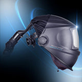 STAHLWERK Automatik-Schweißhelm BOOSTER AIR Frischluftsystem TH3 – 3-in-1 Schutzhelm mit P3-Filter