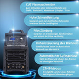 STAHLWERK CUT 100 P Digital Plasmaschneider 100 A mit Zubehör