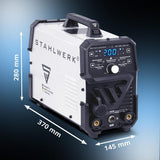 STAHLWERK DC WIG 200 ST TIG-Schweißanlage mit Zubehör – 200 A, IGBT, 2-in-1 WIG/MMA