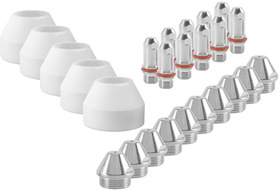STAHLWERK Verschleißteile-Set für WSD-200 Plasmaschneidbrenner, 25-teilig