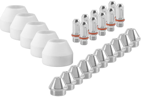 STAHLWERK Verschleißteile-Set für WSD-200 Plasmaschneidbrenner, 25-teilig
