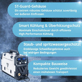 STAHLWERK MIG MAG 200 ST Plus MIG/MAG-Schweißanlage 200 A mit Zubehör