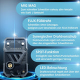 STAHLWERK MIG MAG 200 ST Digital MIG/MAG-Schweißanlage 200 A mit Zubehör